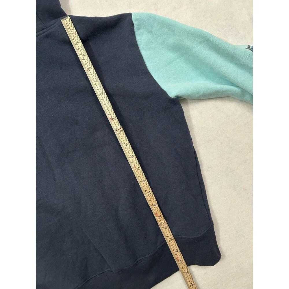 NHL Seattle Kraken Youth Medium Hoodie Full Zip Face Off Blue Sweatshirt 10/12